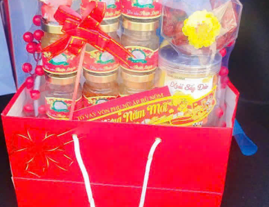 Giỏ quà chưng tết