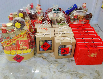 Giỏ quà chưng tết
