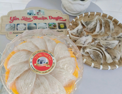 Yến tinh chế một mặt sợi
