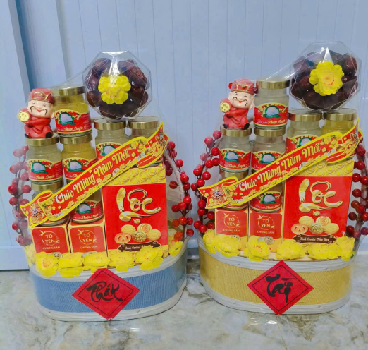 Giỏ quà chưng tết