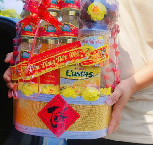 Giỏ quà chưng tết