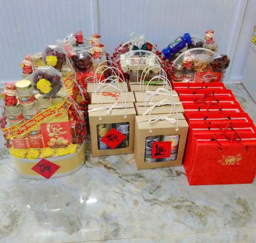 Giỏ quà chưng tết