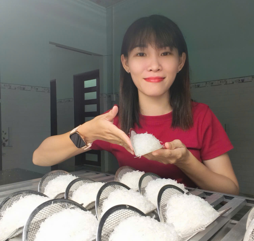 Yến tinh chế một mặt sợi